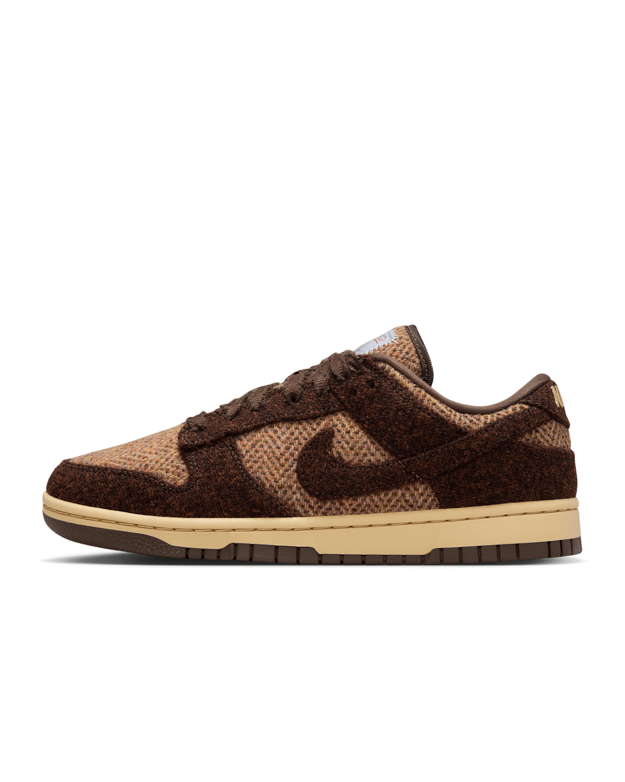 早い者勝ち!28cm!ハリスツイード×ナイキ ダンク セサミ/バイオレットミスト NIKE公式】レディース ダンク LOW x Harris Tweed® 'Sesame and
